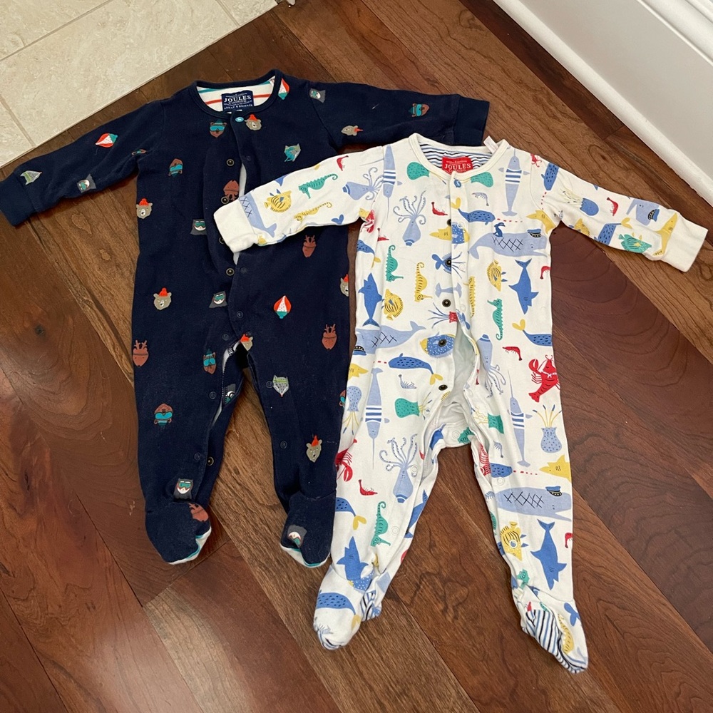 Joules Pajama BUNDLE (2) || sz 6-9 months